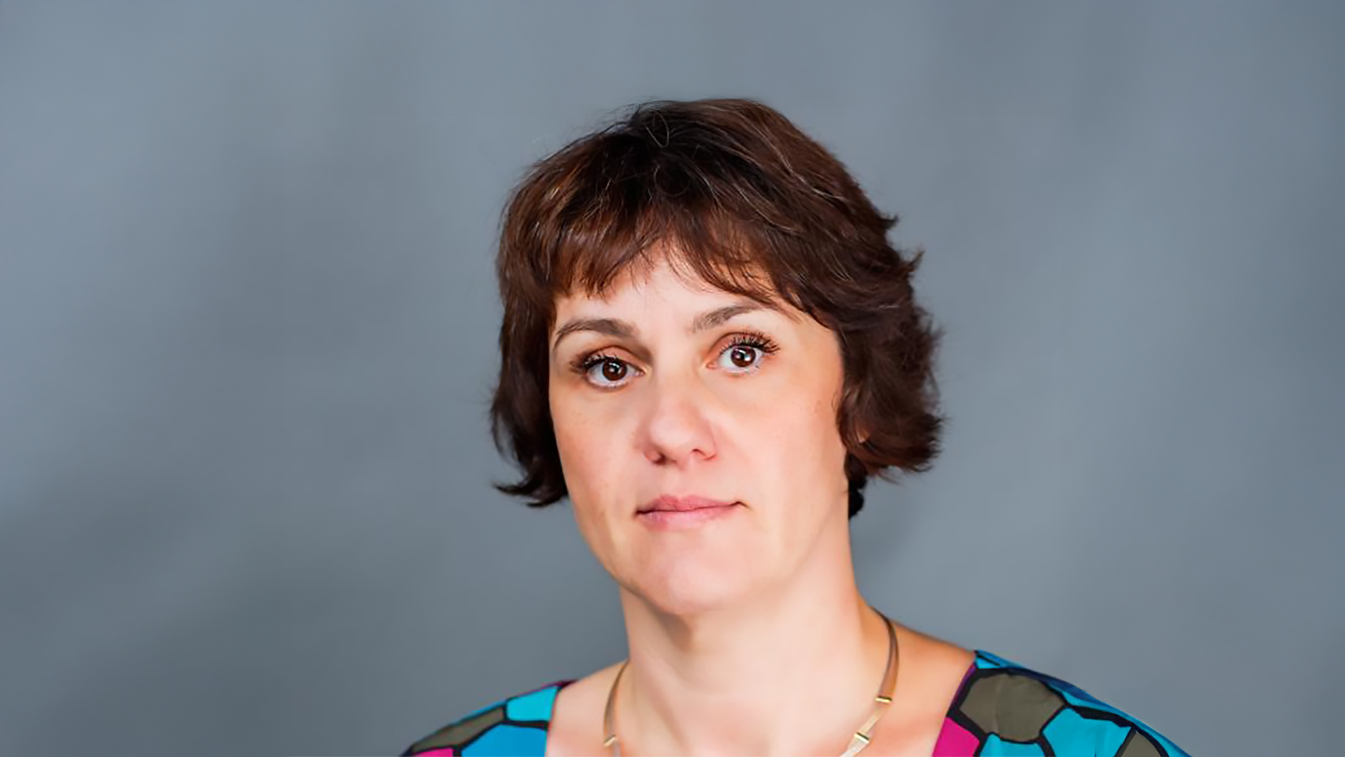 A color portrait of a woman.