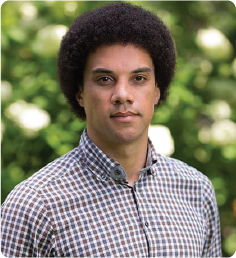 A color photo of a man.