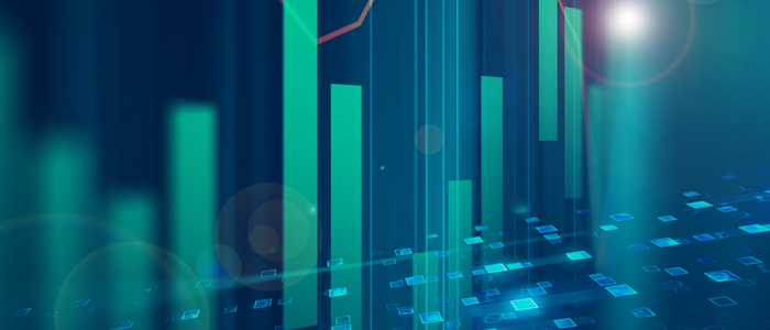 A color graphic showing the concept of data science.