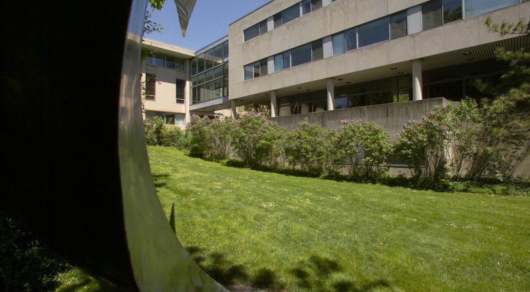 A sideview of Malott Hall