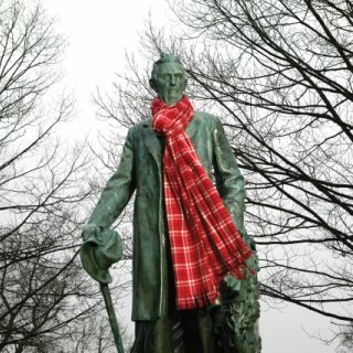 Ezra Cornell statue