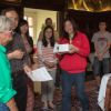 A student receives an award.