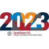 A color graphic with the numbers 2023 and the Cornell Bowers CIS logo