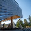 A color photo of Gates Hall on Cornell University's Ithaca campus