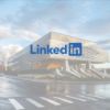 LinkedIn logo superimposed over Gates Hall photo