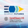 A color graphic showing the Schmidt Futures and Cornell Bowers CIS logos